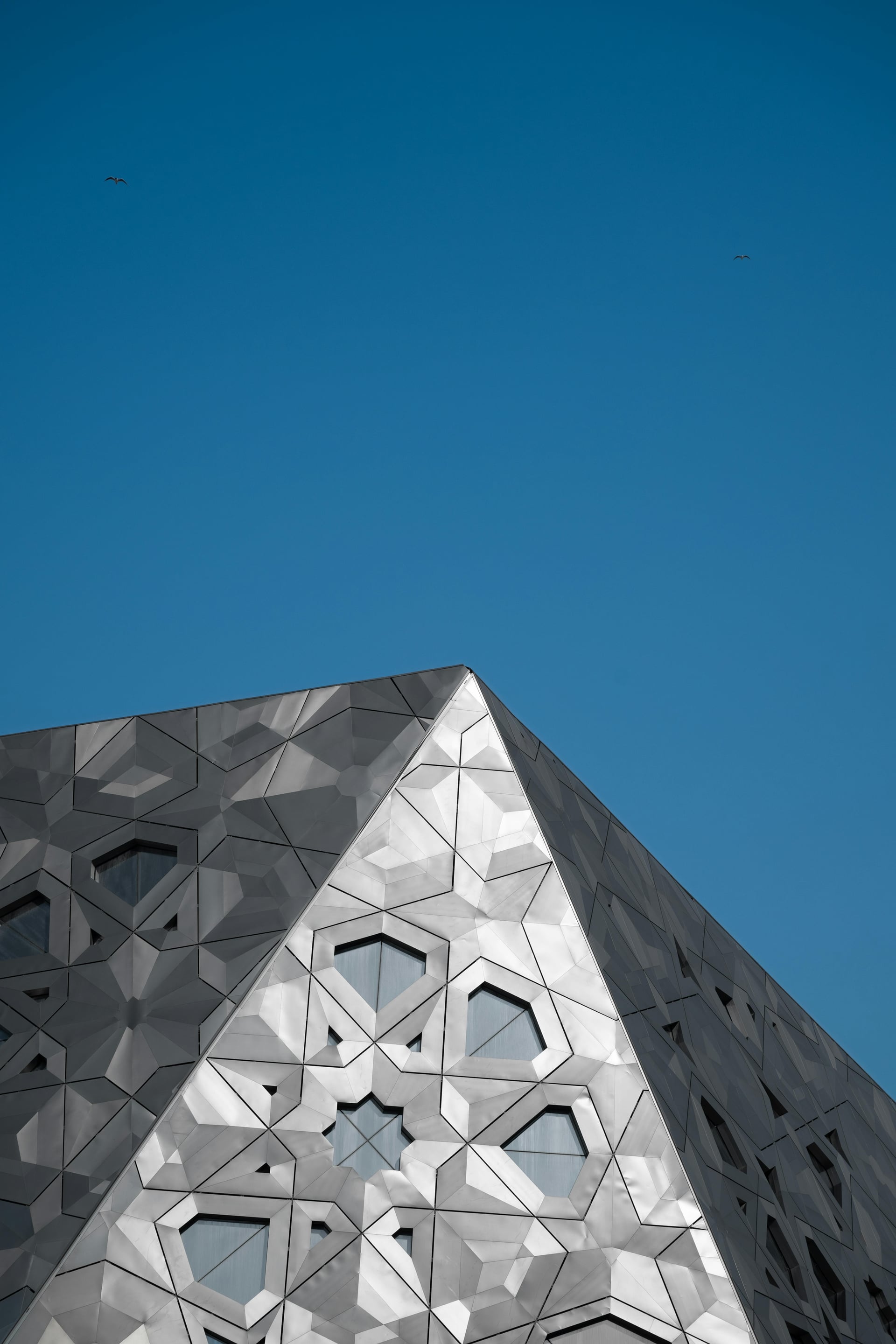 Geometric building facade